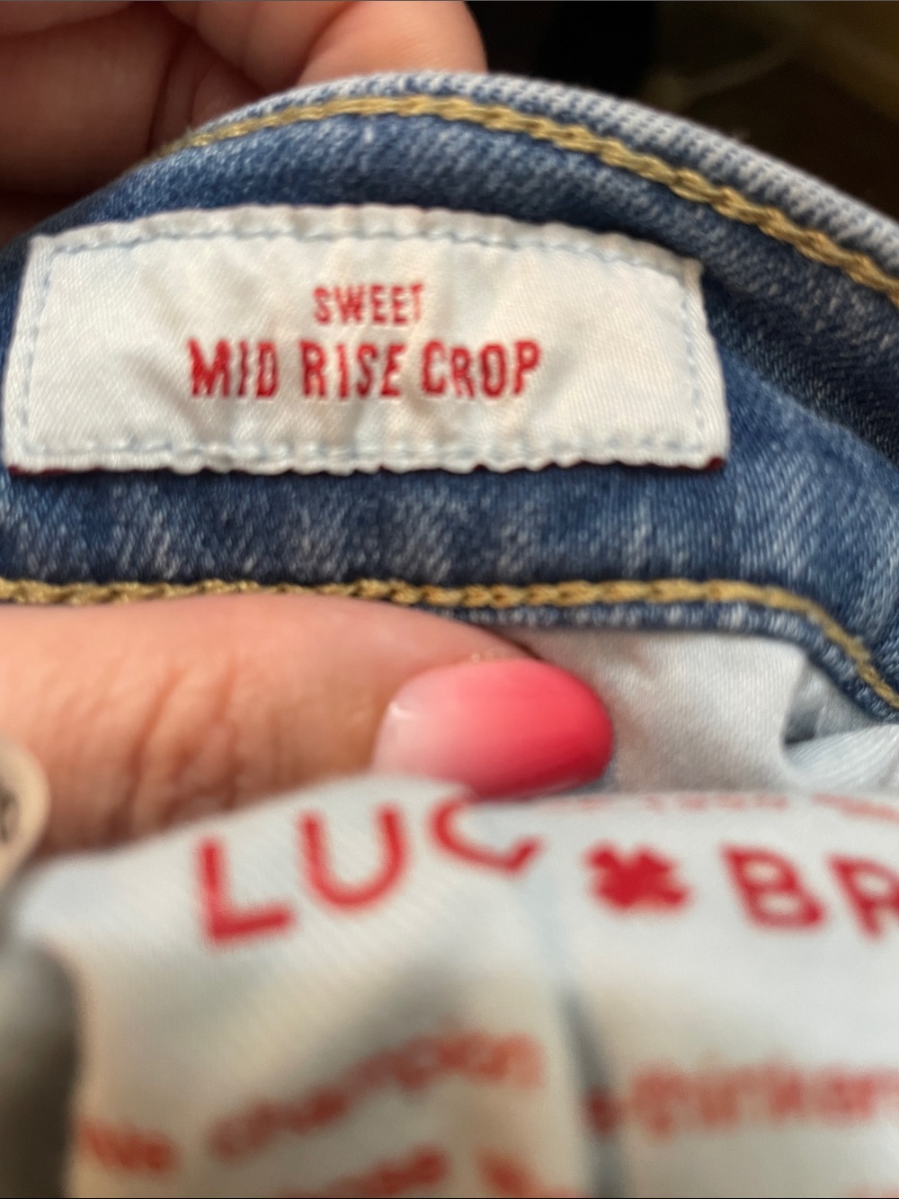 Lucky Brand Sweet Mid Rise Crop Jeans - Picture 7 of 8